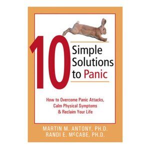 '10 Simple Solutions to Panic' George Eifert PhD Softcover CBT Anxiety Book